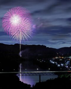 蘇水峡川まつり花火大会
