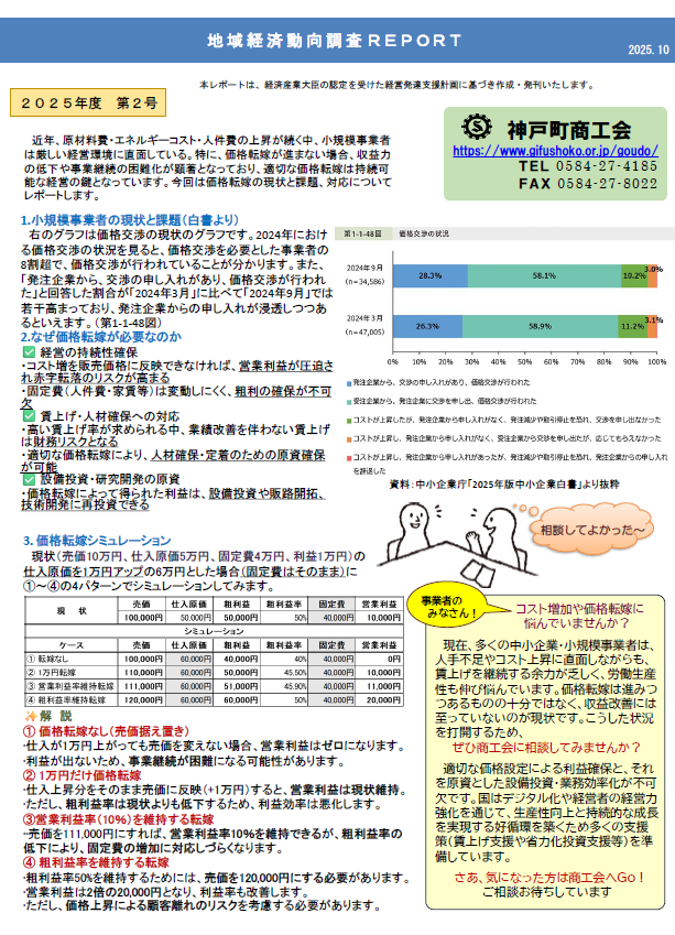地域経済,動向調査,レポート,岐阜県,神戸町