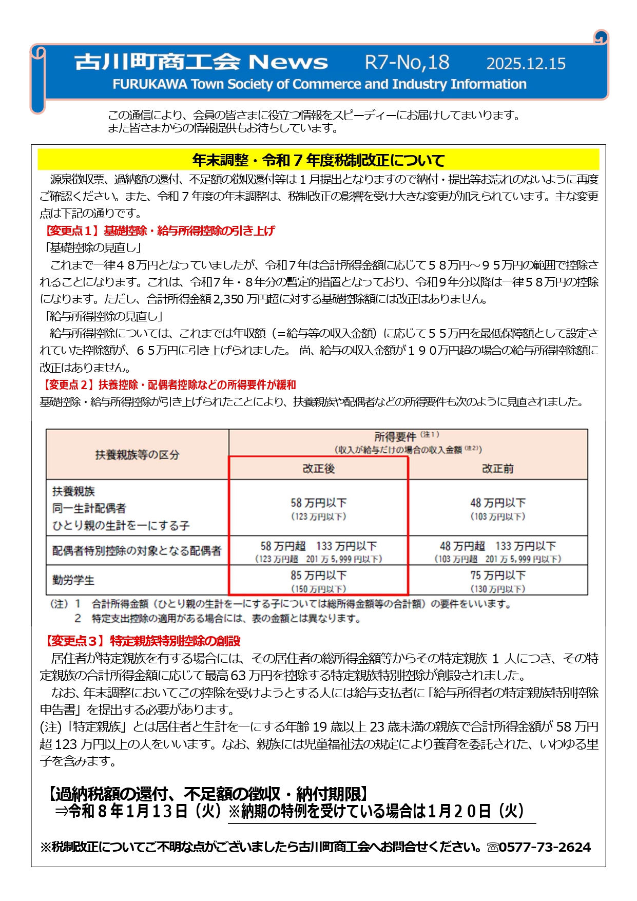 仕入　相談　専用予定 古川町商工会News No.18 | 岐阜県商工会連合会