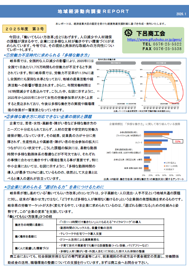 地域経済,動向調査,レポート,岐阜県,下呂