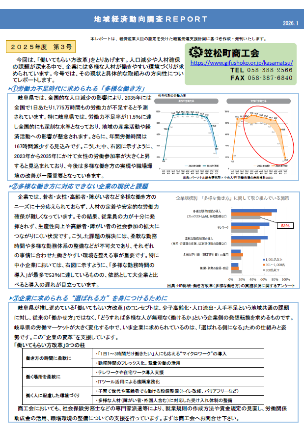 地域経済,動向調査,レポート,岐阜県,笠松町
